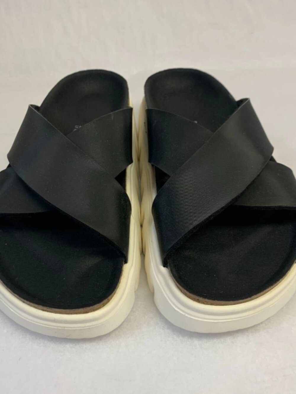 Birkenstock Daytone Damasko Black Birko Flor Chunky Narrow Width Sandals